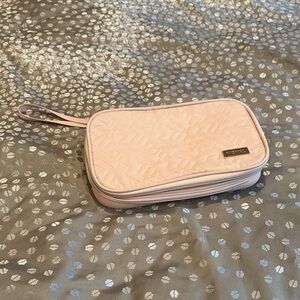 NWOT Nishel Nude pink Quilted tech bag Wristlet